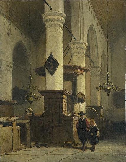 Johannes Bosboom Church Interior Spain oil painting art